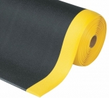 Notrax 411 Soft Tred álláskönnyítő szőnyeg, 60cmx18,3m/tekercs, fekete/sárga